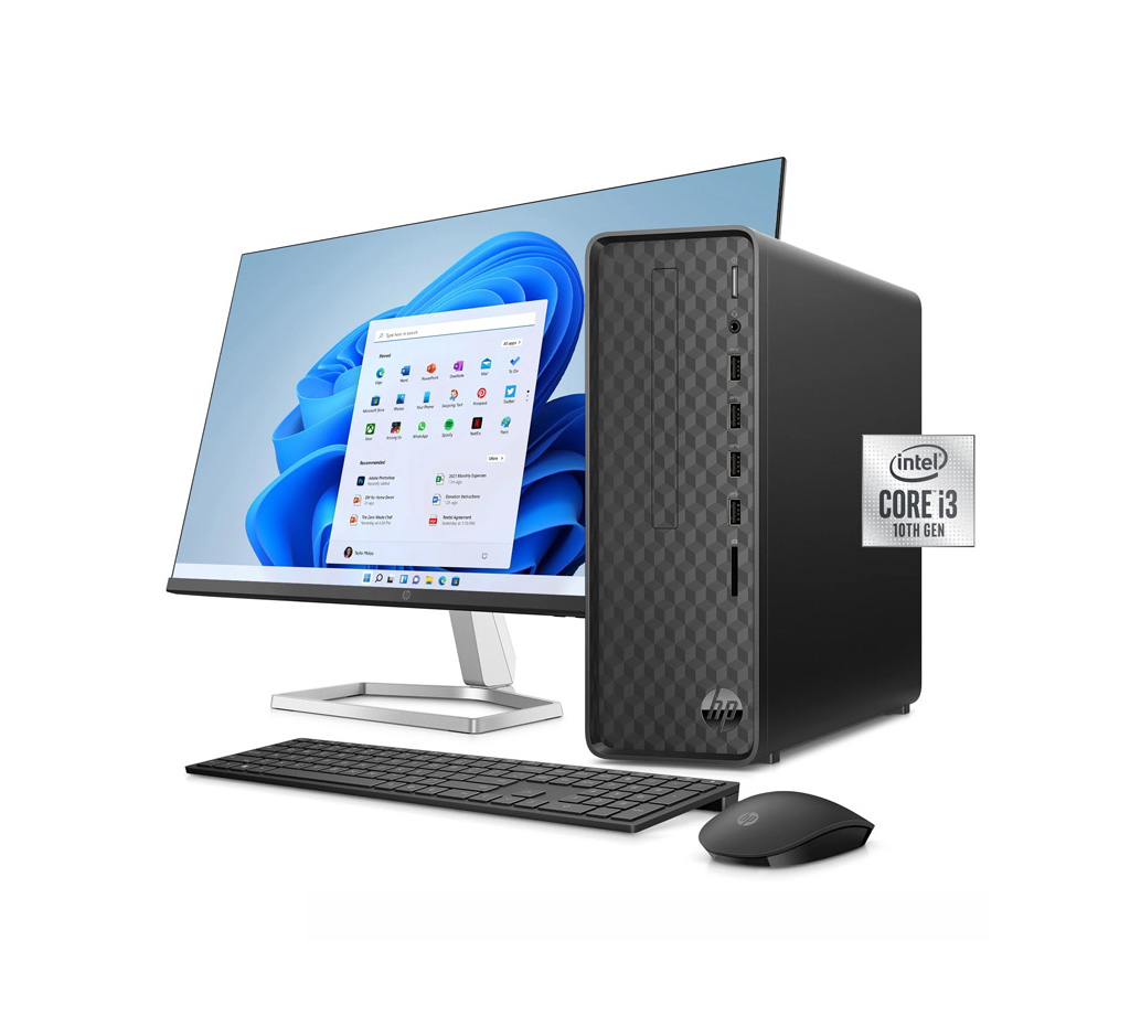 HP Slim Desktop Computers, Intel Core i3, 8GB, 256GB SSD